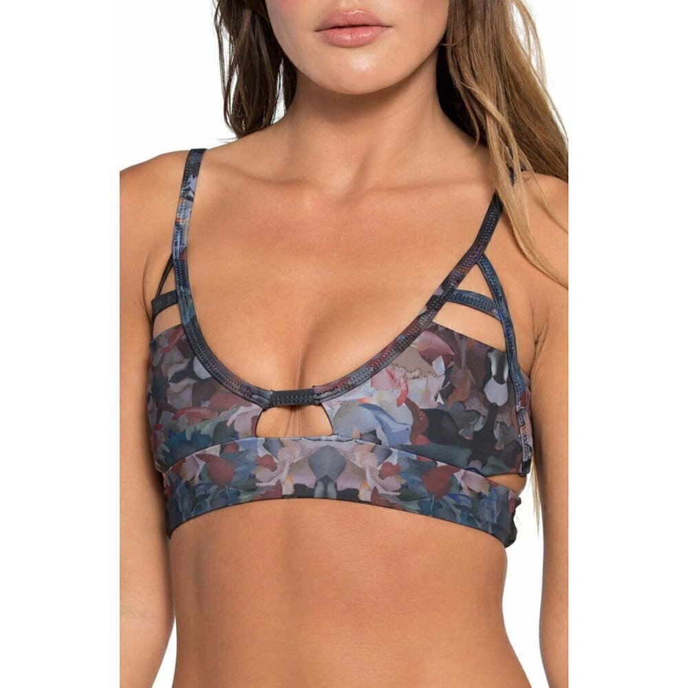 TAVIK 'Jessi' Cutout Triangle Bikini Top Size Small NG7